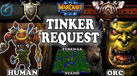 Grubby | Warcraft 3 TFT | 1.30 | HU v ORC on Terenas Stand - Tinker Request - YouTube