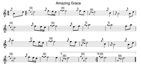 Amazing Grace Sheet Music Bagpipes / Free Printable Music Sheets ...