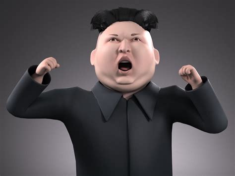 Kim Jong-Un (cartoon) 3D Model by SQUIR