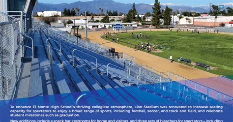 El Monte High Celebrates Stadium Renovations | California School News Report