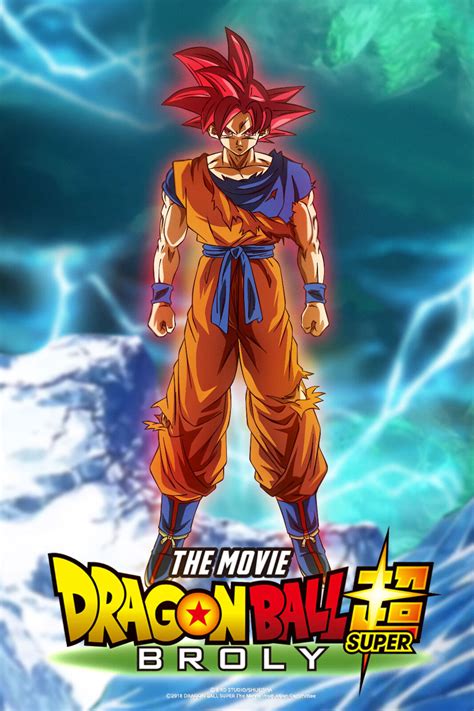 Dragon Ball Super Broly Movie SSJ God Goku Poster 12inx18in Free Shipping | eBay