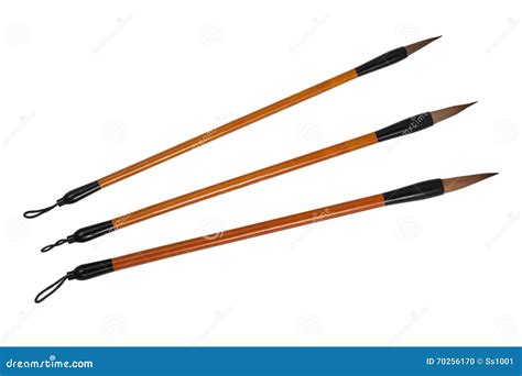 Calligraphy brush set stock photo. Image of oriental - 70256170