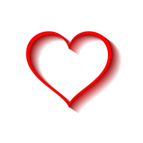 Heart Volume Shadow Transparent · Free image on Pixabay