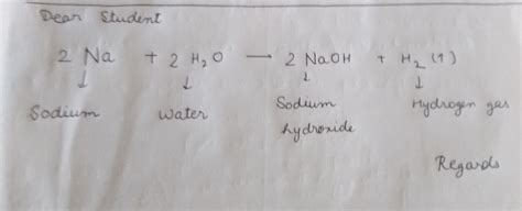 Balanced Equation For Sodium Water Gives Hydroxide Hydrogen - Tessshebaylo