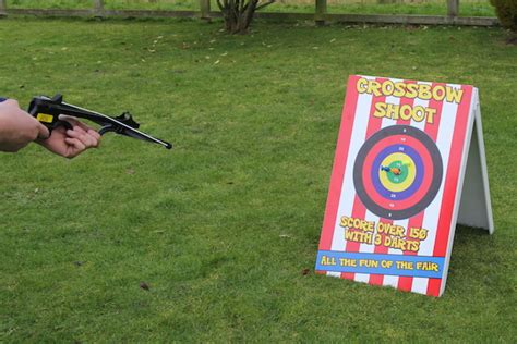 Crossbow Shootout Side Stall Game 5 - Evesham Bouncy Castles