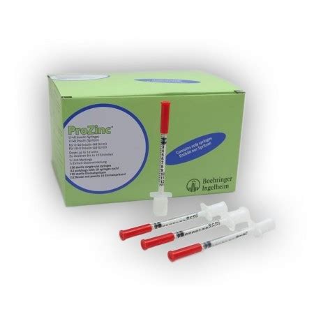 Prozinc Insulin for Cats Syringes - Box of 120