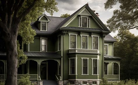 13 Green House Siding Color Ideas