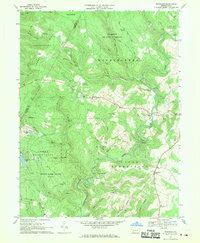 Map of Kingwood, Somerset County, PA in 1967 | Pastmaps