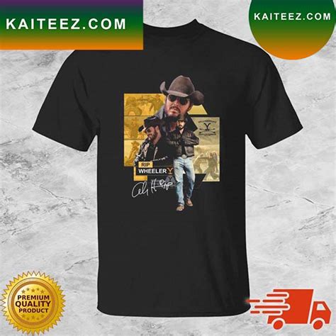 Yellowstone Rip Wheeler Signature T-shirt - Kaiteez