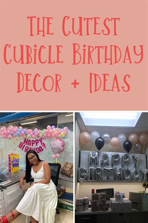 Cutest Cubicle Birthday Decor – 21 Fun Ideas – Pink Pop Design