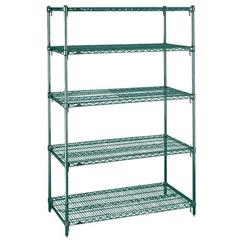 Metro 5A327K3 Stationary Super Erecta Adjustable 2 Series Metroseal 3 Wire Shelving Unit - 18" x ...