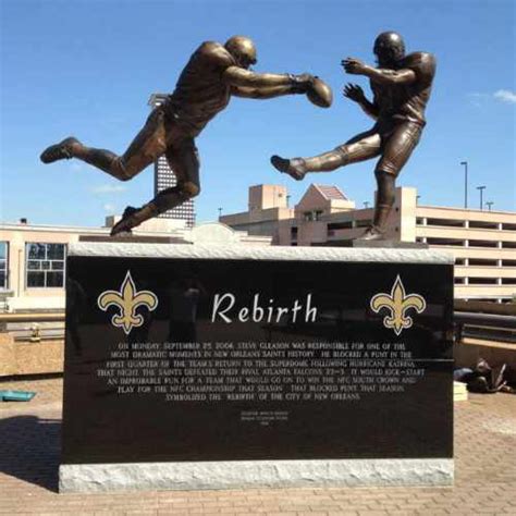 Steve Gleason Rebirth - Hanlon Sculpture