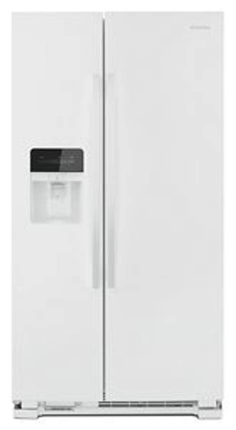 36 in Side-by-Side Refrigerator with Dual Pad External ice and Water ...