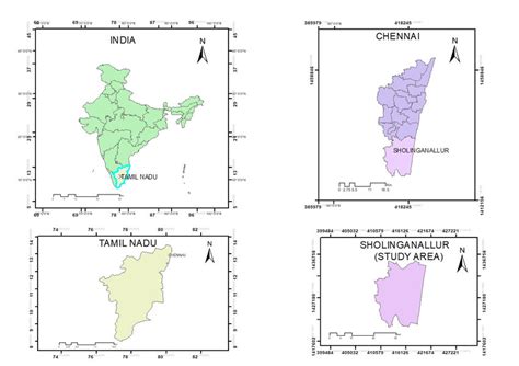 Location of Study Area: Sholinganallur, Chennai, India | Download ...