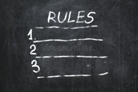 List of Rules As Background Stock Photo - Image of draw, handwriting: 179887224