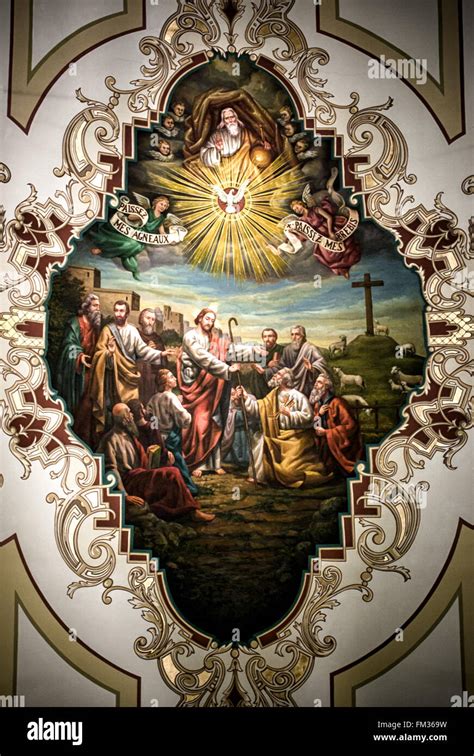 St. Louis Cathedral Ceiling Art Stock Photo - Alamy