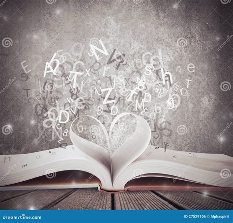 Love for book stock photo. Image of explosion, feeling - 27529106