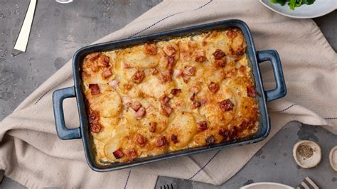 Creamy Ham And Potatoes Au Gratin Recipe