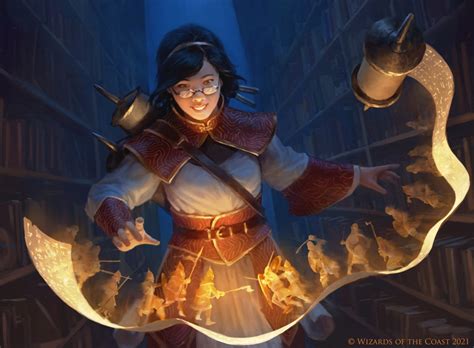 Lorehold Apprentice MtG Art from Strixhaven Set by Manuel Castañón - Art of Magic: the Gathering