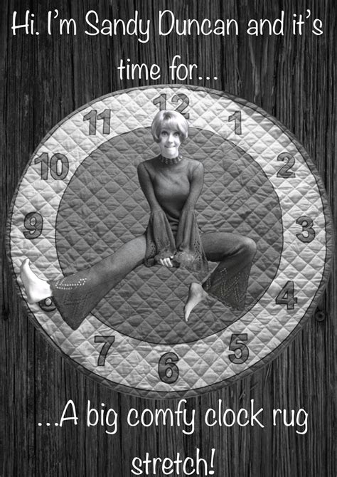 Sandy Duncan's Big Comfy Couch Clock Rug by artismspeaks on DeviantArt