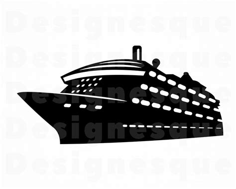 Cruise Ship 6 SVG Cruise Ship SVG Cruise Ship Clipart | Etsy