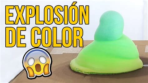 EXPLOSIÓN DE COLOR - Experimento INCREÍBLE de QUÍMICA - YouTube