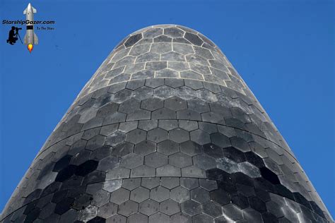 The tip of Starship 28's nose today. 📷... - SpaceX FrontPage