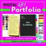 Middle or High School Art: Distance Learning- Digital Portfolio ...