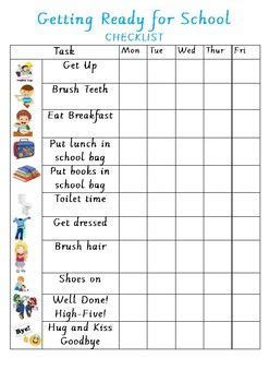 Do you know a child who struggles with the morning routine? A "Getting ...