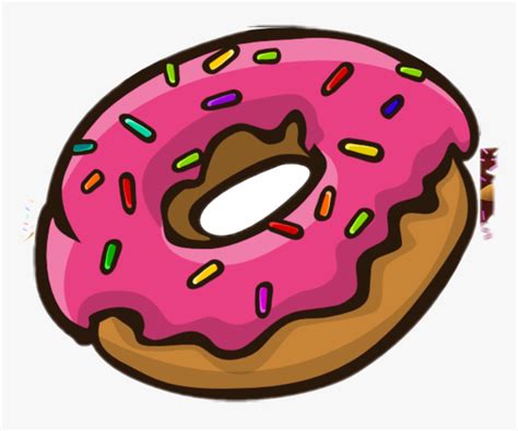 Donuts With Sprinkles Clipart - Transparent Background Donut Clipart ...