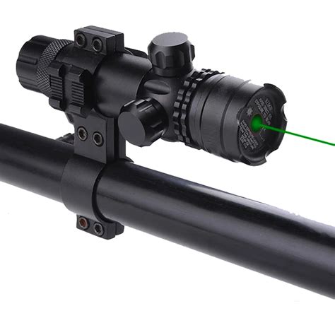 Green Laser Point Aim Sight Scope Tactical With Mount Airsoft Hunting ...