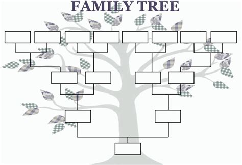 Family Tree Template - Fotolip