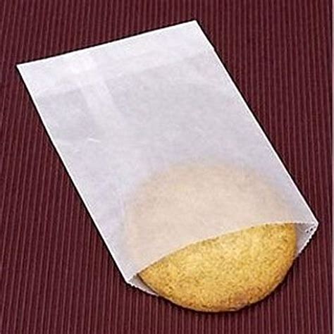 Glassine Waxed Paper Bag, 1000 Gusseted Glassine Lined Paper Gourmet Bags 6 x 7 x 3/4, (1000 ...