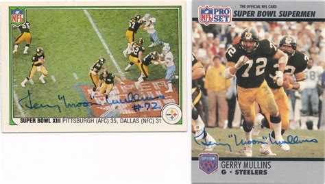 Gerry Mullins Steelers | Mullins, Baseball cards, Steelers