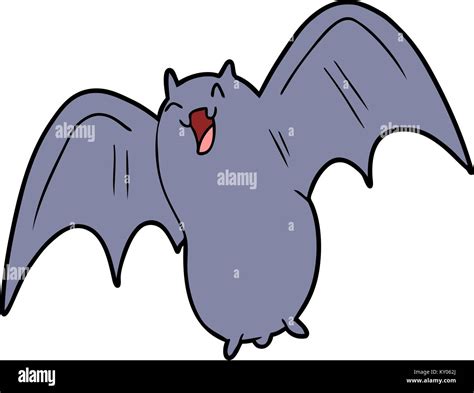 spooky cartoon bat Stock Vector Image & Art - Alamy