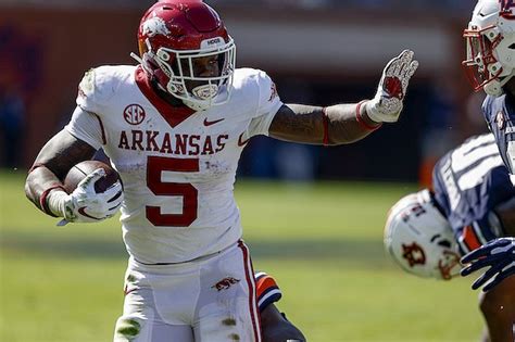 Rocket Man: Hogs' Sanders coming into his own as SEC elite RB | The ...