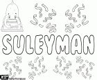 Servet, name for boy coloring page printable game