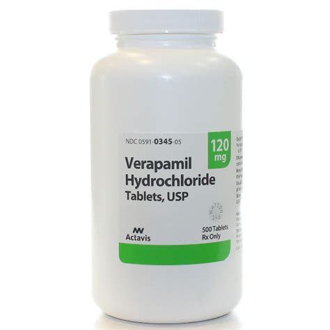 VERAPAMIL HCL 120MG - RX Products