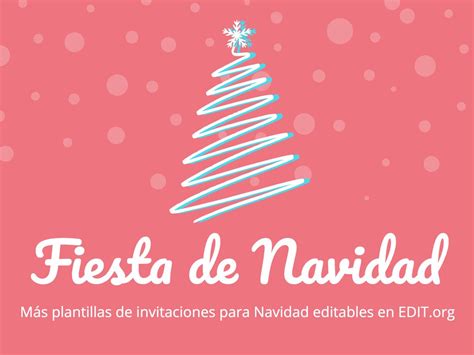 Plantillas para crear invitaciones de Navidad gratis