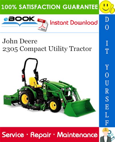 John Deere 2305 Compact Utility Tractor Technical Manual | PDF Download