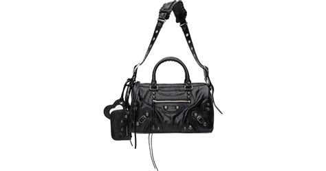 Balenciaga Black Mini 'le Cagole' Bag | Lyst