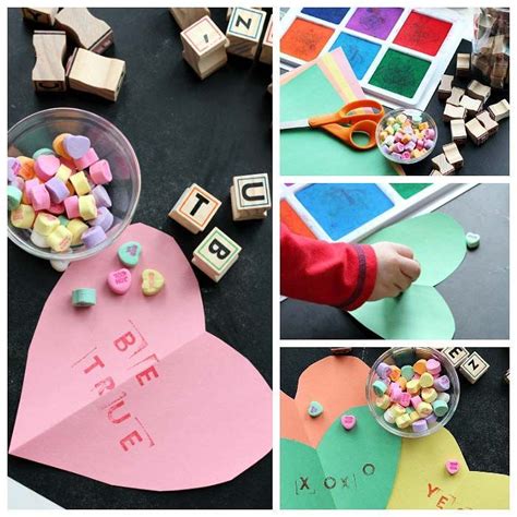 Easy Conversation Heart Craft for Preschoolers | Sunny Day Family Valentines Day Book ...