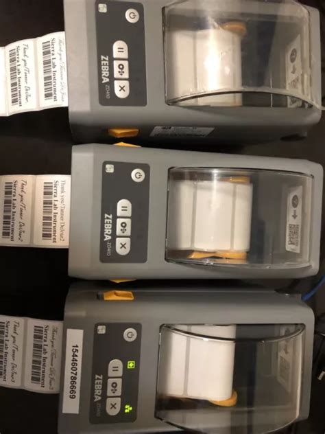 ZEBRA PRINTER DT ZD41022 Barcode Label Receipt USB Bluetooth Tested Working PS $229.99 - PicClick