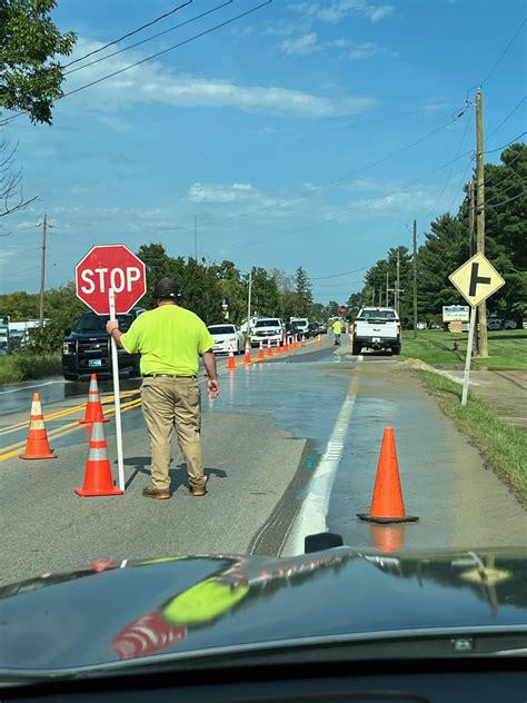 HamiltonTwpPD on Twitter: "Water main break US RT 22 near West Road ...