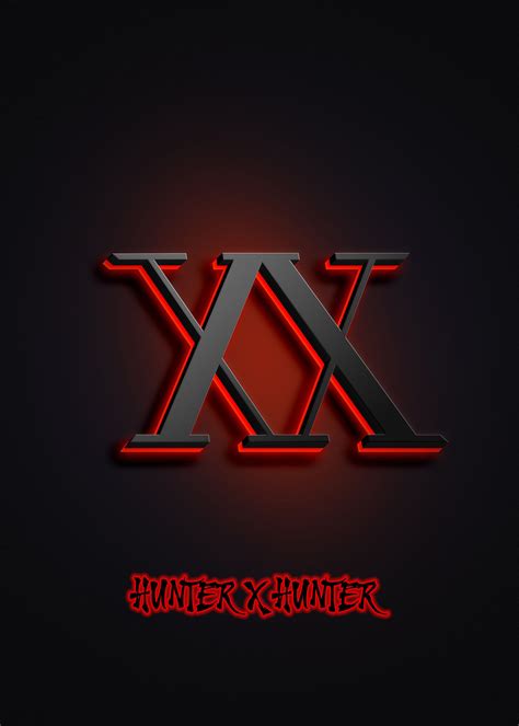 'HunterXHunter Logo' Poster by Faissal Thomas | Displate in 2021 | Hunter x hunter, Neon signs ...