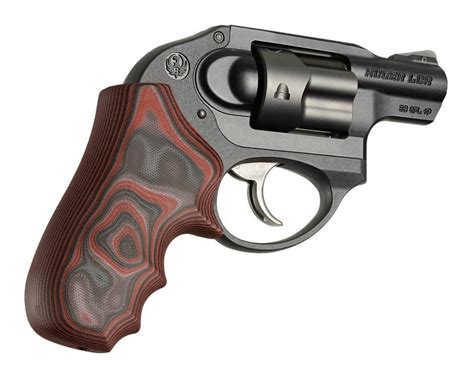 Ruger LCR/LCRx: Red Lava Smooth G-Mascus G10 Grip