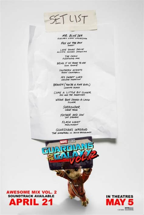 Marvel's Guardians of the Galaxy Gets A New Soundtrack Set List #Marvel #GotG2