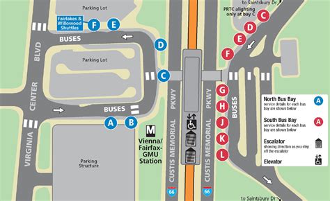 Vienna/Fairfax-GMU Metro Station - Bus Stop Information