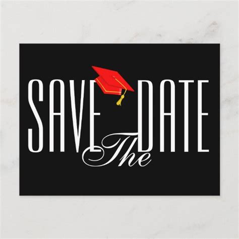 Graduation Save the Date Postcard Invitation | Zazzle.com