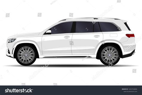 Realistic Suv Car Side View Stock Vector (Royalty Free) 1452724004 ...